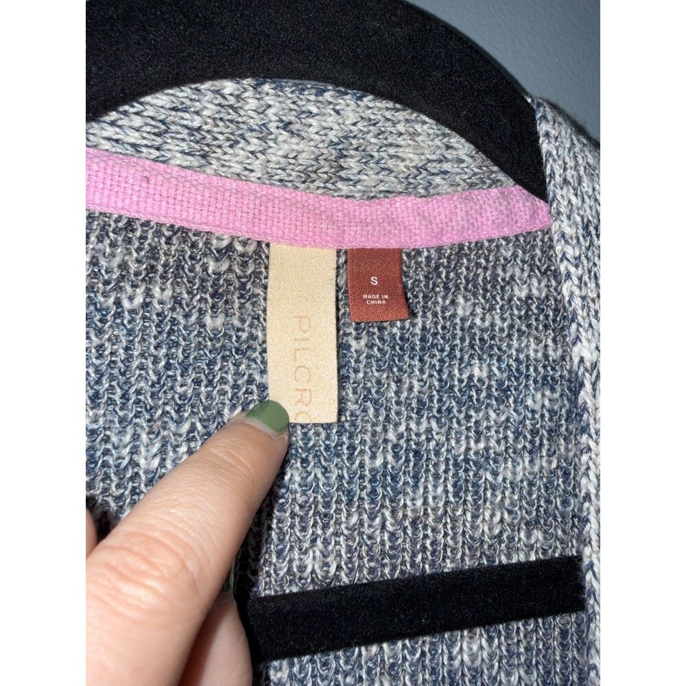 Anthropologie · Pilcro Grey & Pink Washed Sweater Vest | Size Small | Academia - Picture 4 of 7